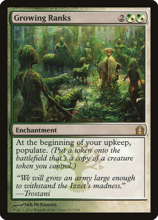 MTG Card Title: Growing Ranks RTR/217