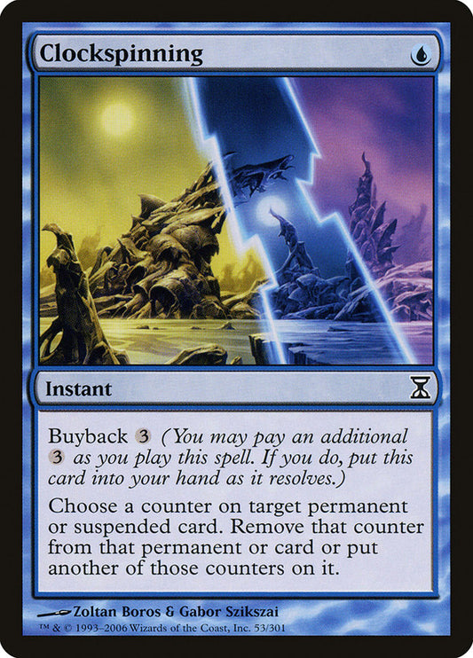 MTG Card Title: Clockspinning TSP/53