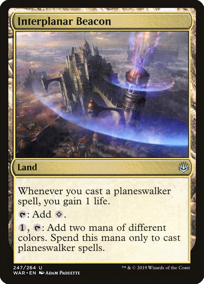 MTG Card Title: Interplanar Beacon WAR/247