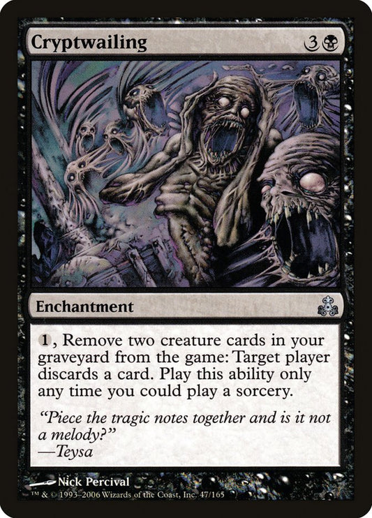 MTG Card Title: Cryptwailing GPT/47