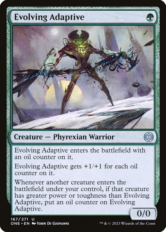 MTG Card Title: Evolving Adaptive ONE/167
