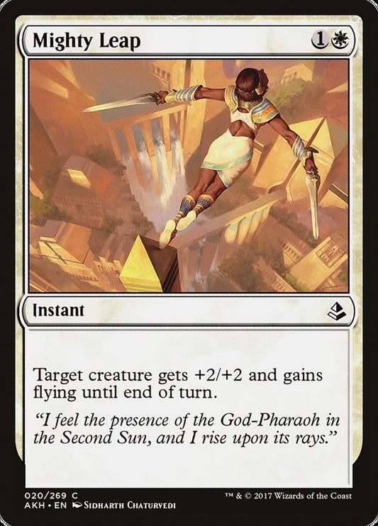 MTG Card Title: Mighty Leap AKH/20