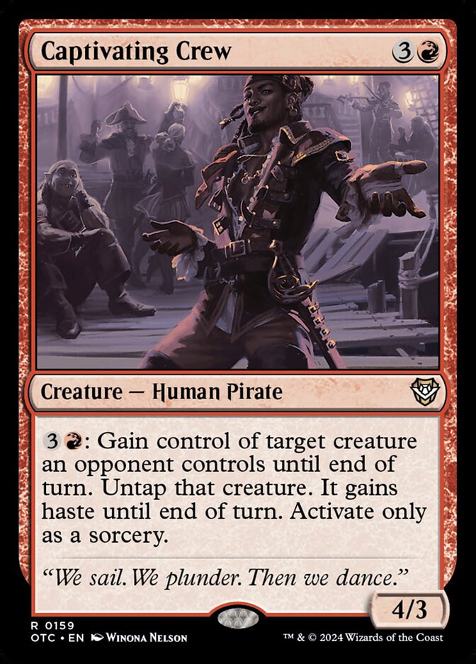MTG Card Title: Captivating Crew OTC/159