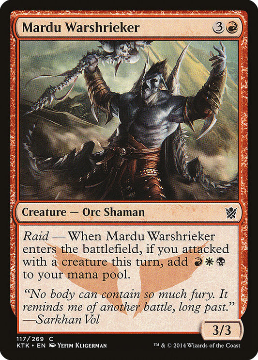 MTG Card Title: Mardu Warshrieker KTK/117