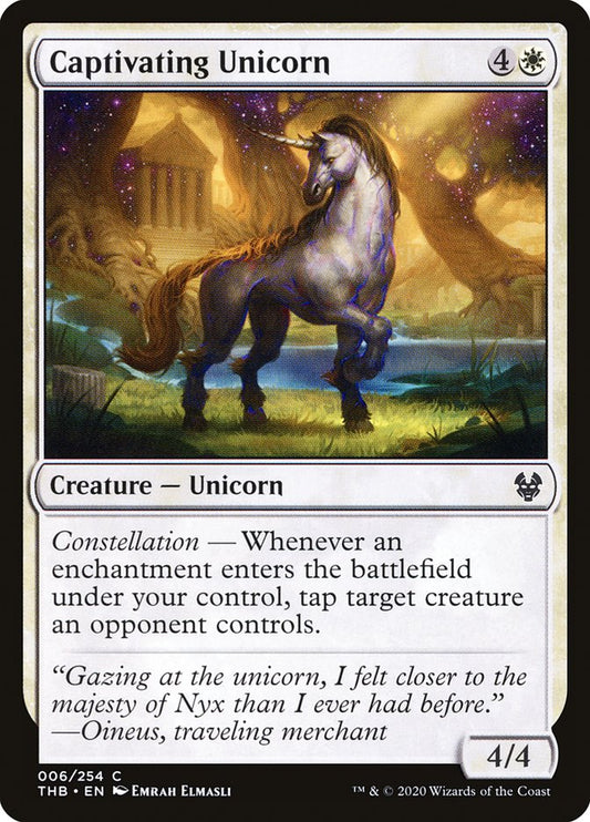 MTG Card Title: Captivating Unicorn THB/6