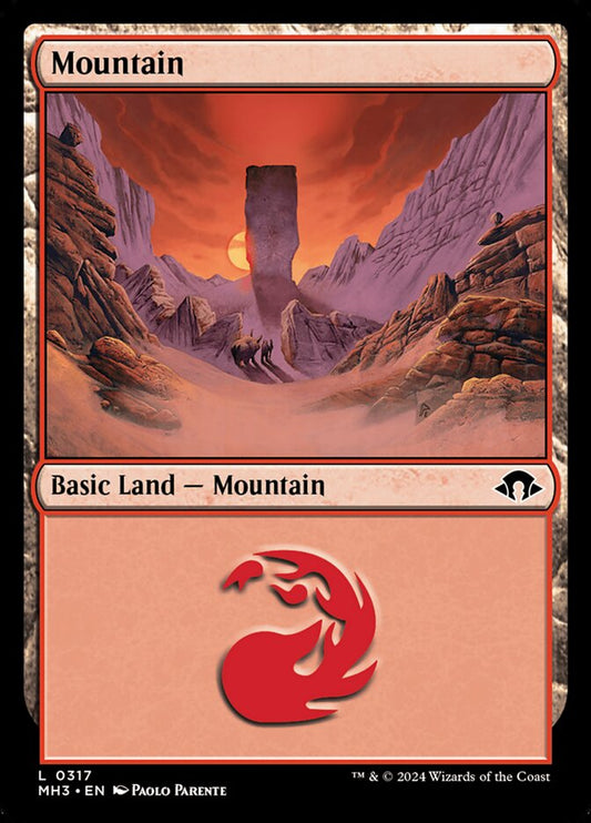 MTG Card Title: Mountain MH3/317