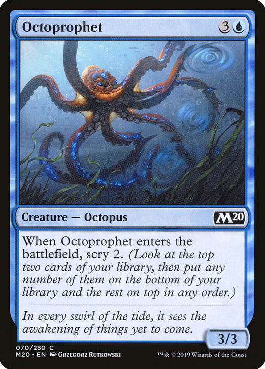 MTG Card Title: Octoprophet M20/70