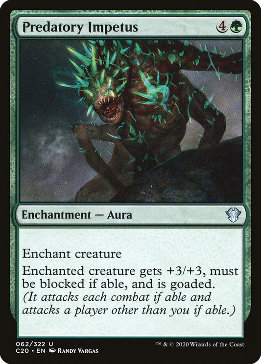 MTG Card Title: Predatory Impetus C20/62