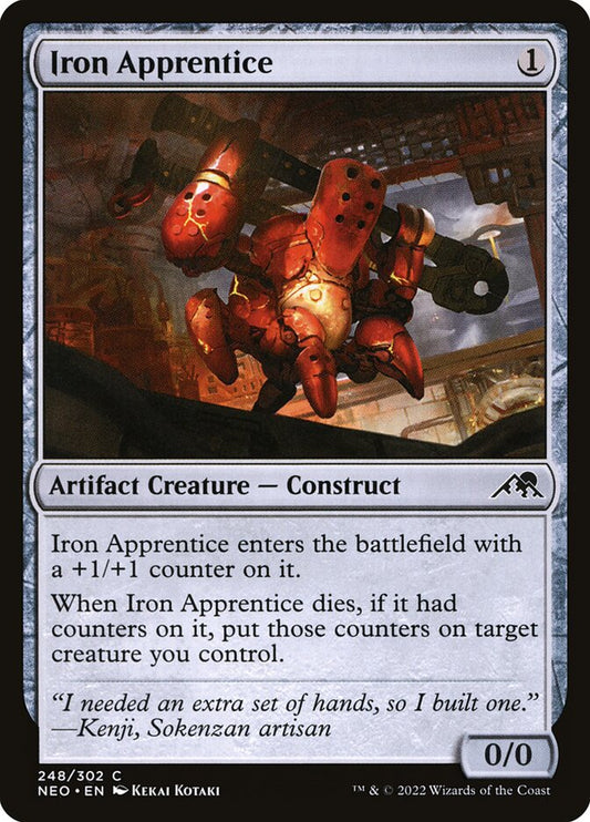 MTG Card Title: Iron Apprentice NEO/248