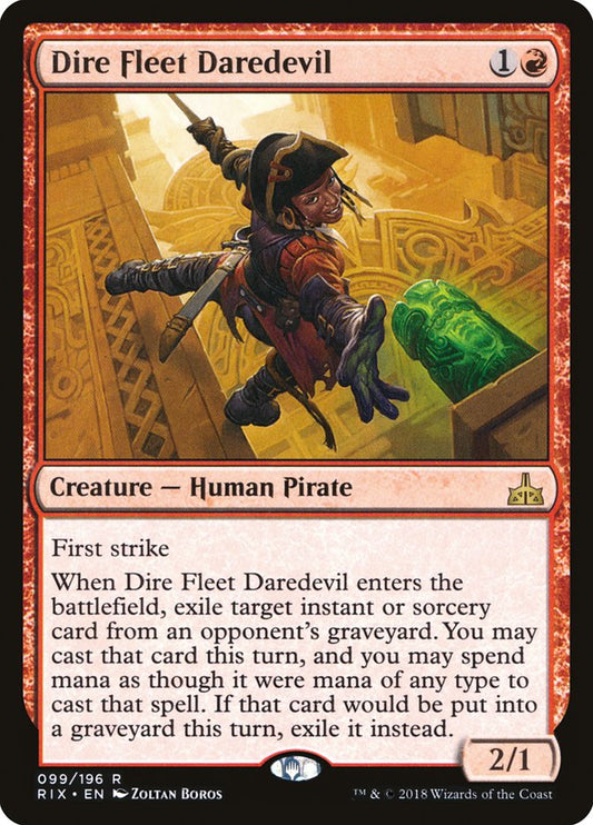MTG Card Title: Dire Fleet Daredevil RIX/99