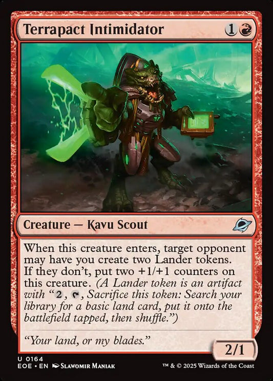 MTG Card Title: Terrapact Intimidator EOE/164