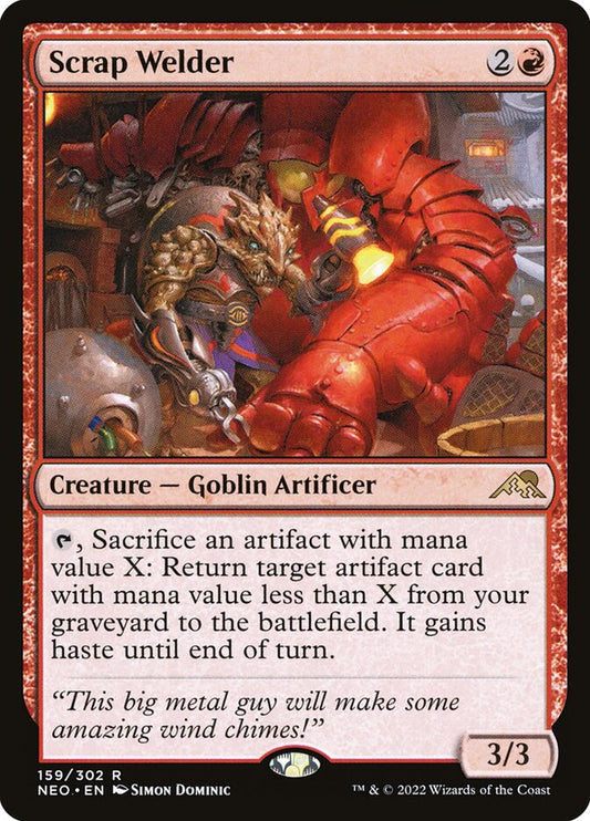 MTG Card Title: Scrap Welder NEO/159