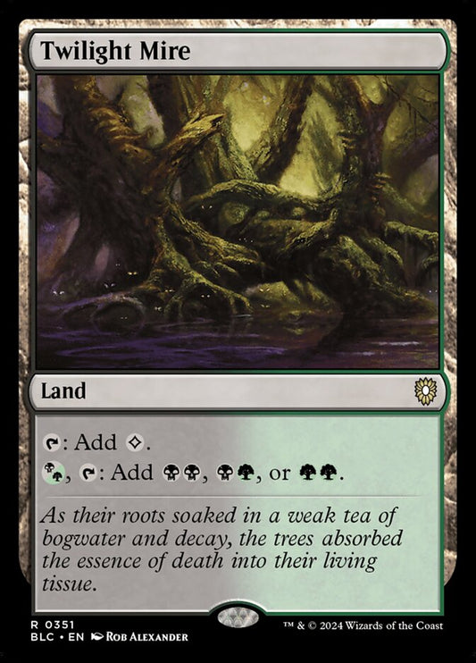 MTG Card Title: Twilight Mire BLC/351