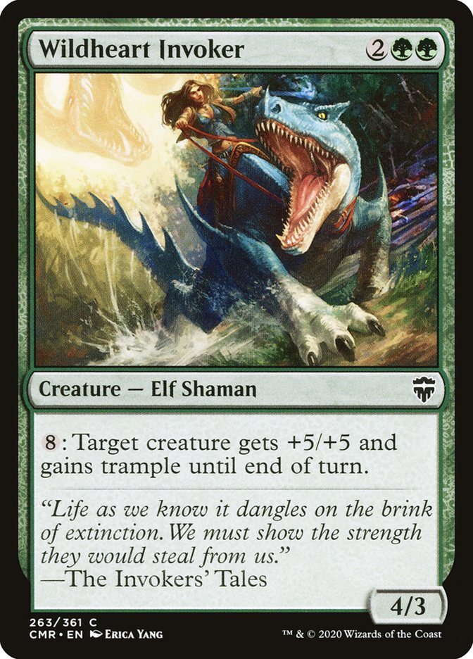 MTG Card Title: Wildheart Invoker CMR/263