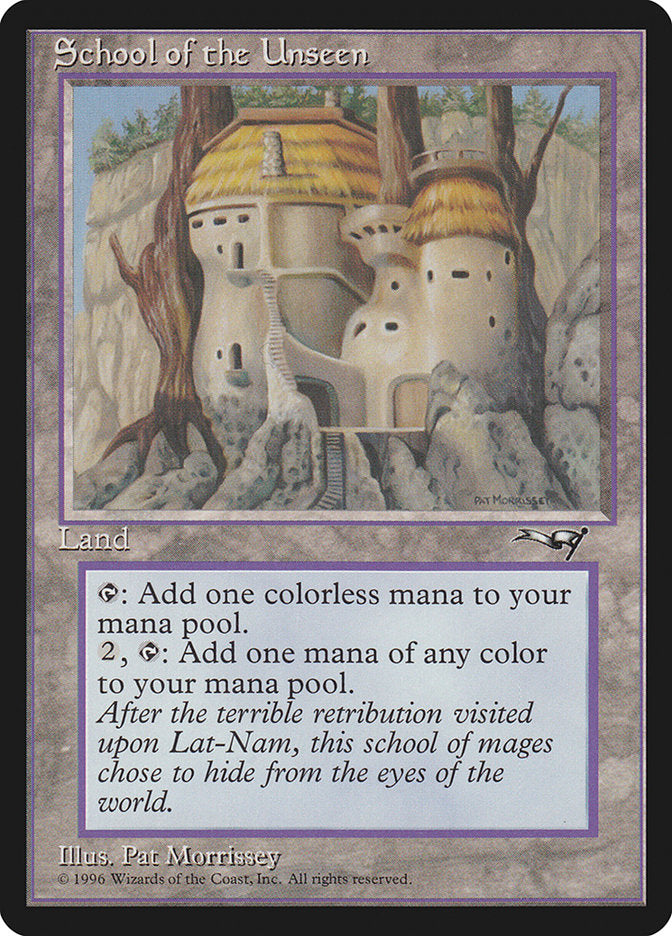 MTG Card Title: School of the Unseen ALL/141