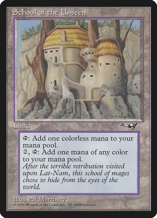MTG Card Title: School of the Unseen ALL/141
