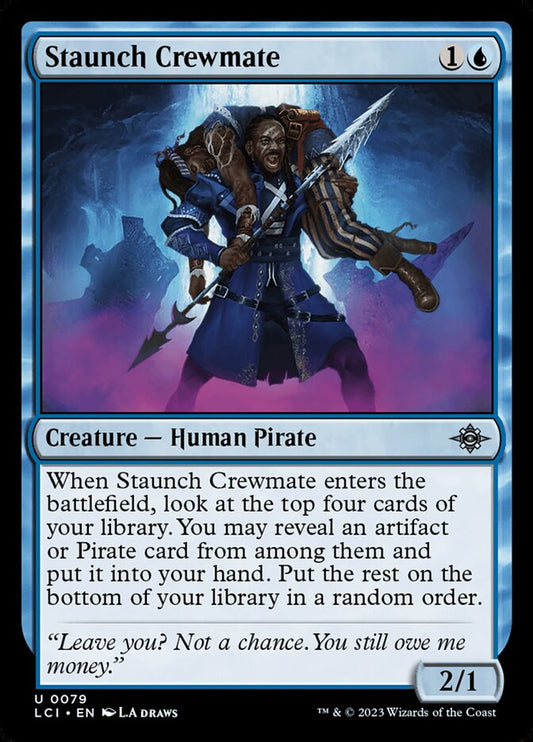MTG Card Title: Staunch Crewmate LCI/79