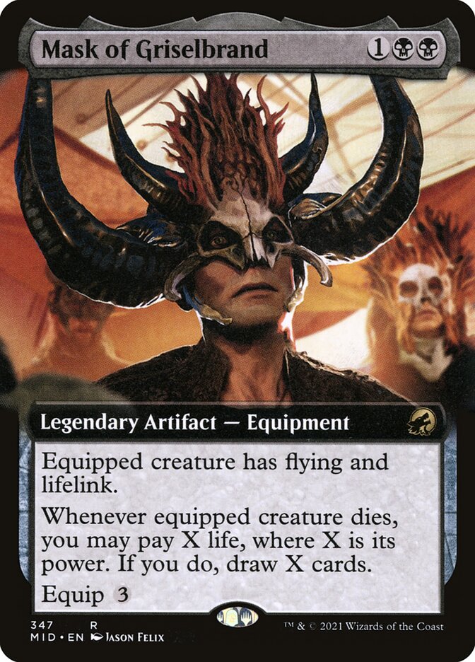 MTG Card Title: Mask of Griselbrand MID/347