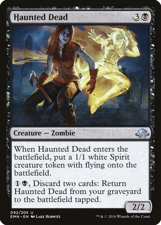 MTG Card Title: Haunted Dead EMN/92