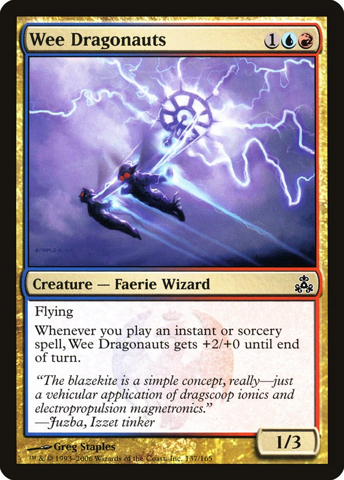 MTG Card Title: Wee Dragonauts GPT/137