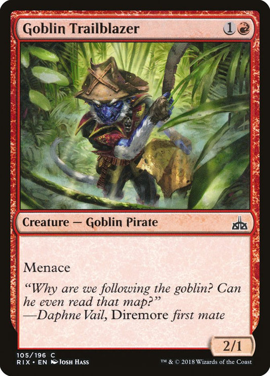 MTG Card Title: Goblin Trailblazer RIX/105