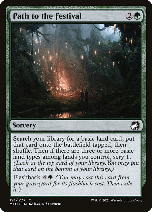 MTG Card Title: Path to the Festival MID/191