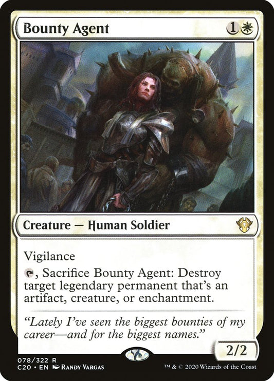 MTG Card Title: Bounty Agent C20/78