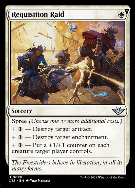 MTG Card Title: Requisition Raid OTJ/26