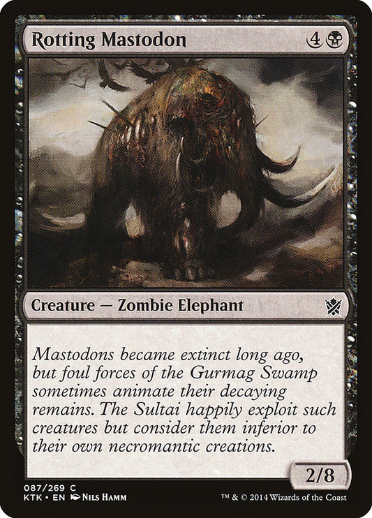 MTG Card Title: Rotting Mastodon KTK/87