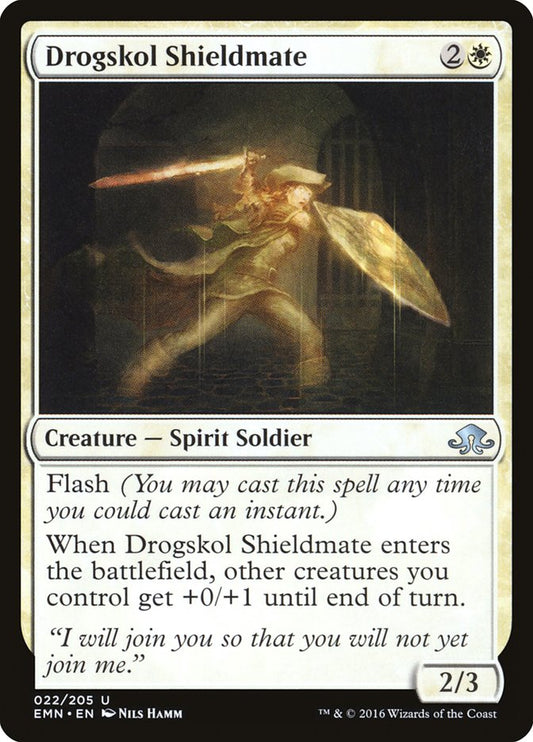 MTG Card Title: Drogskol Shieldmate EMN/22