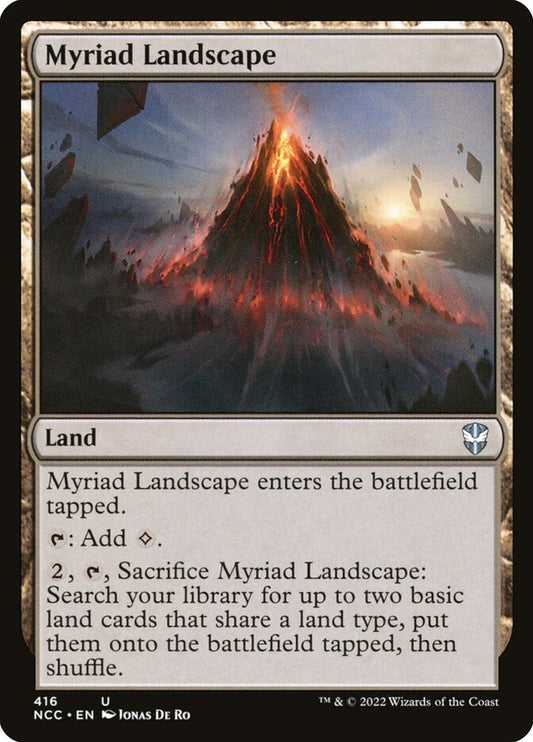 MTG Card Title: Myriad Landscape NCC/416