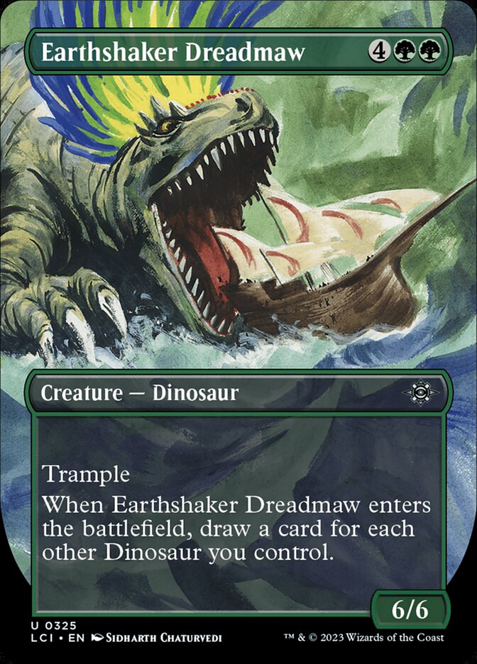 MTG Card Title: Earthshaker Dreadmaw LCI/325