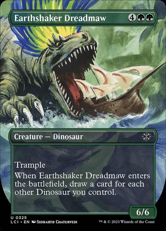 MTG Card Title: Earthshaker Dreadmaw LCI/325