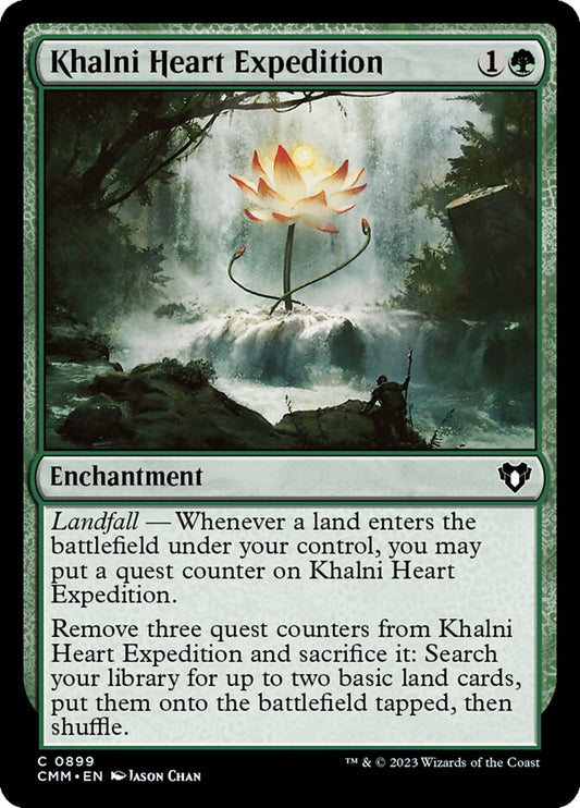 MTG Card Title: Khalni Heart Expedition CMM/899
