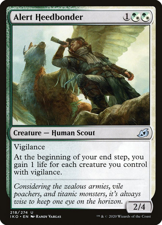 MTG Card Title: Alert Heedbonder IKO/218