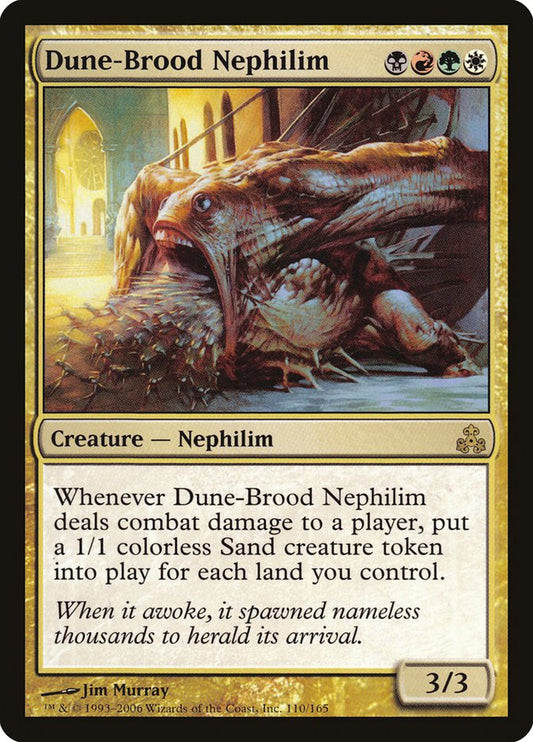 MTG Card Title: Dune-Brood Nephilim GPT/110