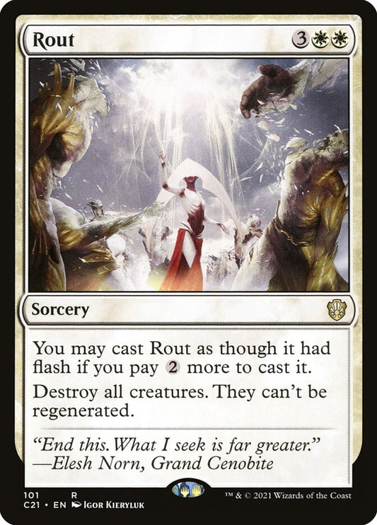 MTG Card Title: Rout C21/101