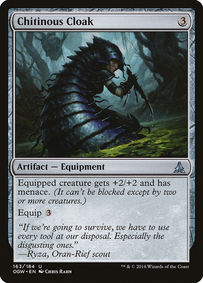 MTG Card Title: Chitinous Cloak OGW/163
