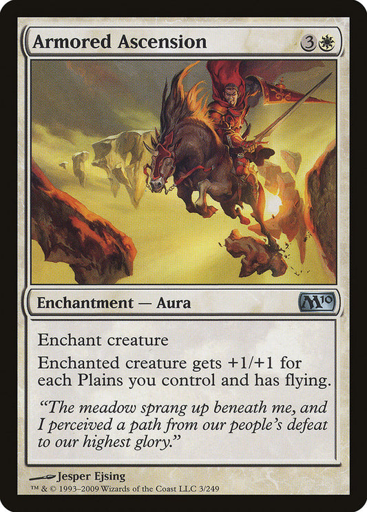 MTG Card Title: Armored Ascension M10/3