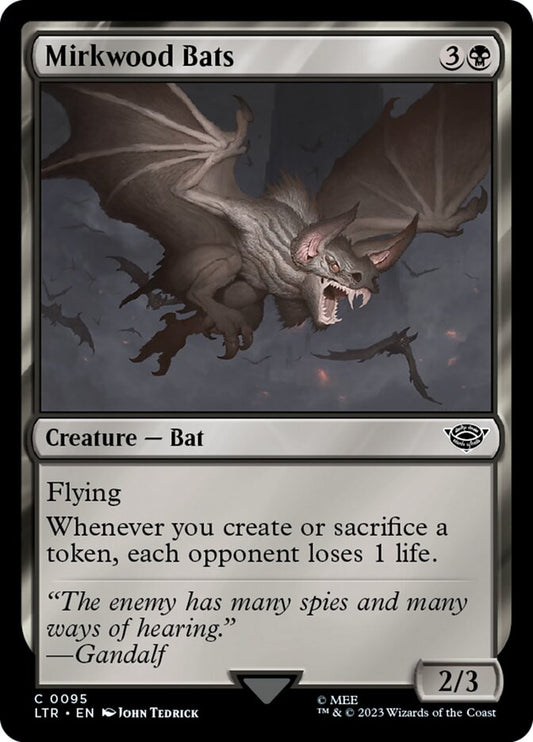 MTG Card Title: Mirkwood Bats LTR/95