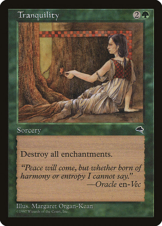 MTG Card Title: Tranquility TMP/261