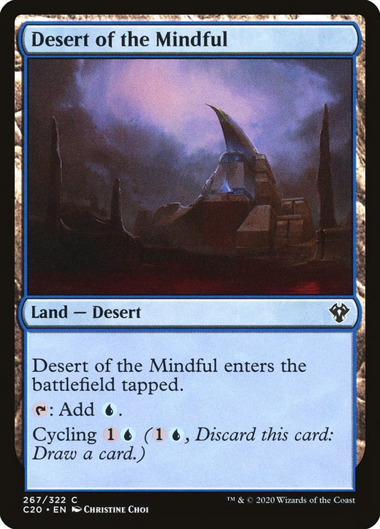 MTG Card Title: Desert of the Mindful C20/267