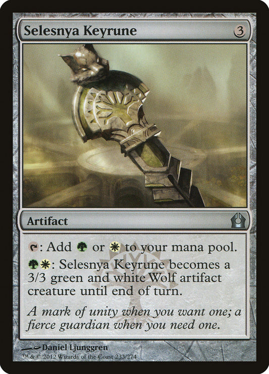 MTG Card Title: Selesnya Keyrune RTR/233