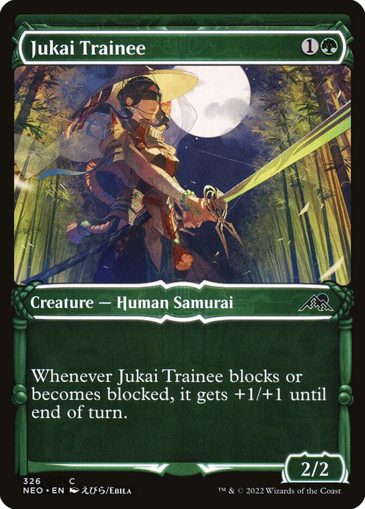 MTG Card Title: Jukai Trainee NEO/326