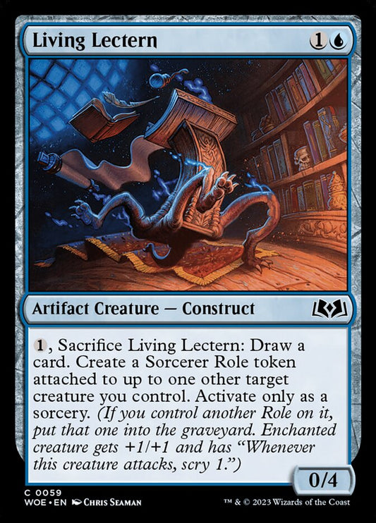 MTG Card Title: Living Lectern WOE/59