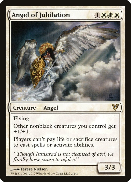 MTG Card Title: Angel of Jubilation AVR/2