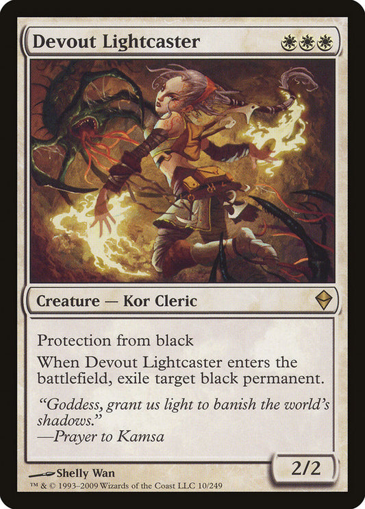 MTG Card Title: Devout Lightcaster ZEN/10