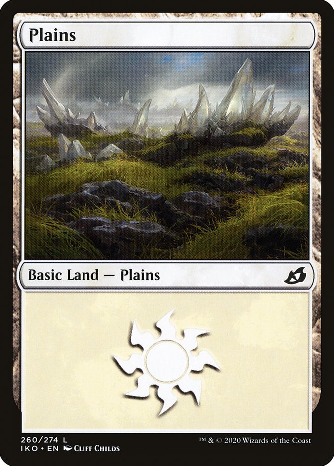 MTG Card Title: Plains IKO/260