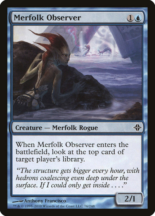 MTG Card Title: Merfolk Observer ROE/76