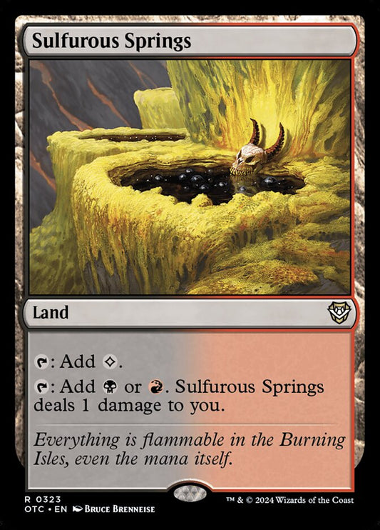 MTG Card Title: Sulfurous Springs OTC/323